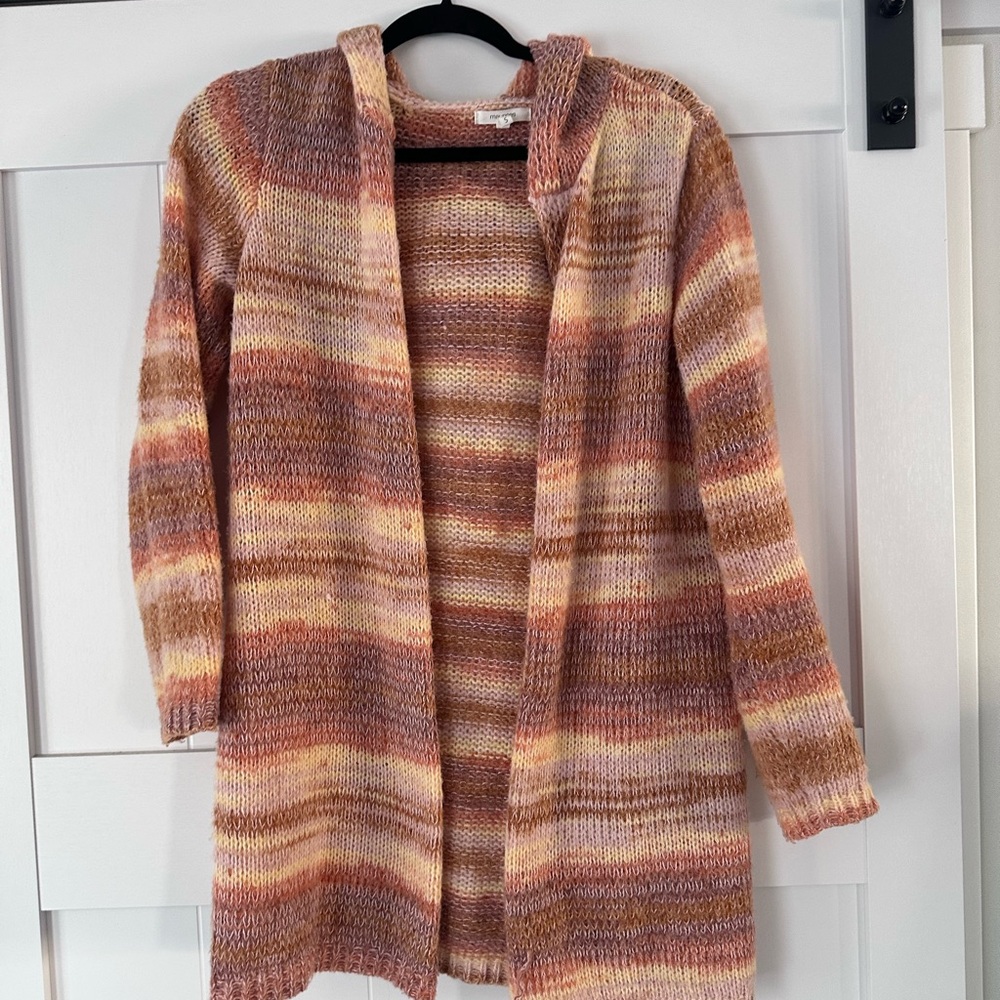 Maurices Warm Toned Striped Cardigan